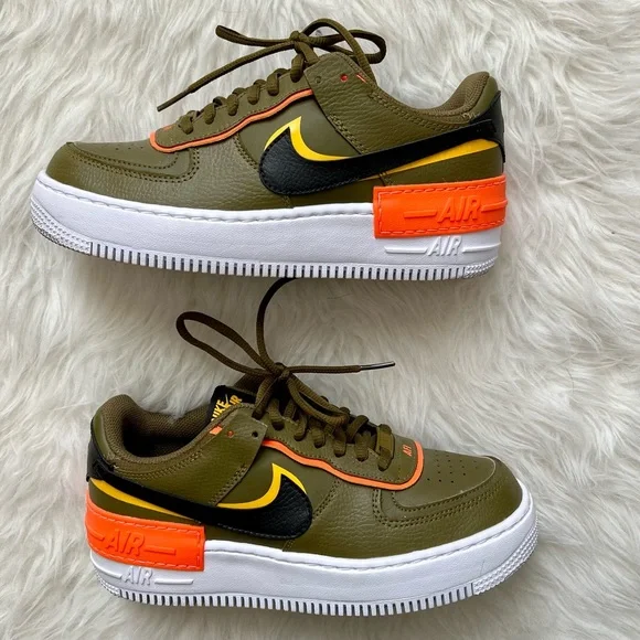 Nike Shoes Worn Once Air Force Shadow Olive Flak Size 75